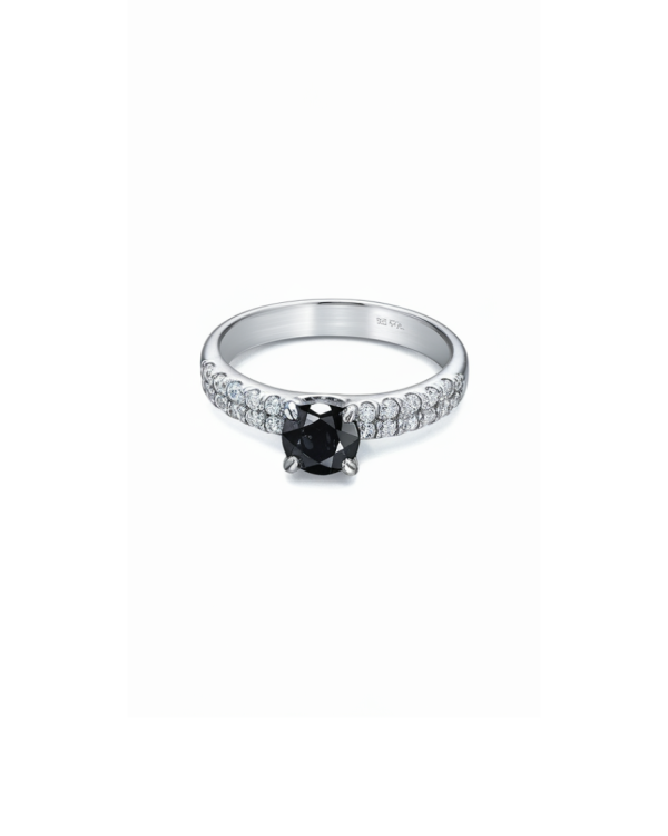 The Eclipse Crown Ring - White Gold